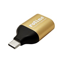 ROLINE GOLD Adaptér  USB C(M) -> VGA, 1920x1200@60Hz
