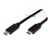 ROLINE GREEN USB 20Gbps (3.2 gen 2x2) kabel USB C(M) - USB C(M), PD 100W, TPE, 0,5m, černý