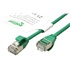 ROLINE GREEN U/FTP patchkabel kat. 6a, tenký, LSOH, 0,3m, zelený