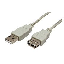 STANDARD USB 2.0 kabel prodlužovací  A-A, M-F, 1,8m