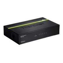 TRENDnet Ethernet přepínač 1Gb, 5 portů, kov, GREENnet (TEG-S50G)