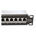 TRENDnet Patchpanel 19" kat. 6a STP, 24 portů, černý,  (TC-P24C6AS)
