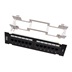TRENDnet Patchpanel kat. 6 STP, 12 portů, černý, na stěnu (TC-P12C6V)