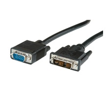 Value DVI - VGA kabel, DVI-A(M) / MD15HD, 3m