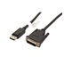 Value DisplayPort - DVI kabel, DP(M) -> DVI-D(M), 1920x1200@60Hz, 3m