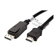 Value DisplayPort - HDMI kabel, DP(M) -> HDMI M, 4K@30Hz, 2m