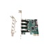 Value PCI Express karta, 4x USB3.0 A(F)