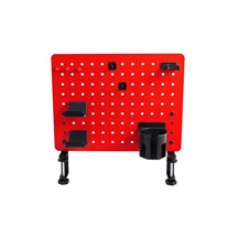 Value Děrovaná deska (pegboard) pro kancelář / hráče, červená