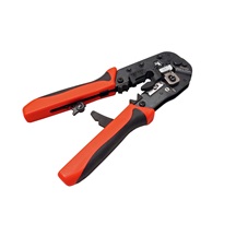 Value Krimpovací kleště na konektory RJ s 8 pozicemi (RJ45), nastavitelná západka