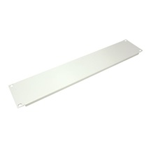 Value 19" zaslepovací panel 2U, kovový, šedý