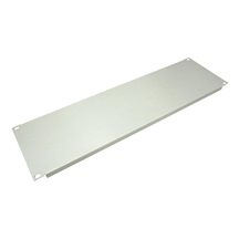 Value 19" zaslepovací panel 3U, kovový, šedý