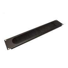Value 19" kabelový vstup 2U, kartáčový, černý