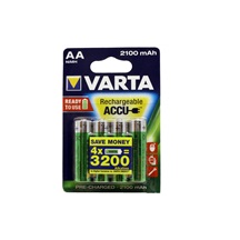 Varta Nabíjecí článek tužkový (AA), 2100mAh, NIMH, R2U, Longlife, 4ks