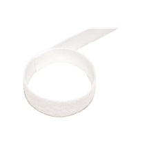 VELCRO Stahovací páska 20mm, suchý zip, 5m, bílá