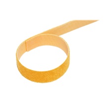 VELCRO Stahovací páska 20mm, suchý zip, 25m, žlutá