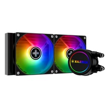Xilence Vodní chlazení pro CPU Intel a AMD, PWM, 2x ventilátor, ARGB, 300W TDP (XC977 | LQ240 ARGB LED)