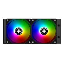 Xilence Vodní chlazení pro CPU Intel a AMD, PWM, 2x ventilátor, ARGB, 300W TDP (XC977 | LQ240 ARGB LED)