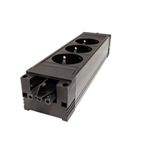 BACHMANN Systém STEP BASE 3x zásuvka DE, GST18(M) - 3x CEE 7/3(F) - GST18(F) (336.600)