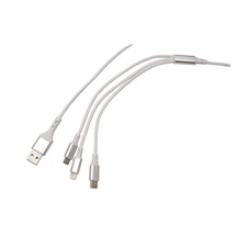 BIOnd USB 2.0 kabel USB C+ A -  USB C + micro USB B + Lightning, 1,2 m