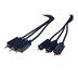 Clicktronic HQ OFC Kabel 3x cinch(M) - 3x cinch(M), RGB/YUV video, 5m