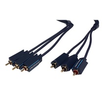 Clicktronic HQ OFC Kabel 3x cinch(M) - 3x cinch(M), RGB/YUV video, 10m