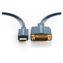 Clicktronic HQ OFC DVI-HDMI kabel, DVI-D(M) - HDMI A(M), 20m