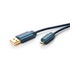 Clicktronic HQ OFC USB 2.0 kabel USB A(M) - microUSB B(M), 1m