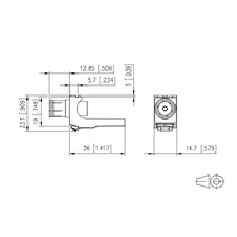 METZ CONNECT MC modul anténní spojka IEC169-2(F) - F(F)