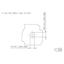 METZ CONNECT Průmyslový konektor M12 8pin (F) s přírubou, kód X, kat. 6a, IP67