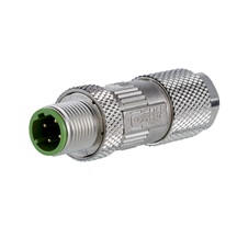 METZ CONNECT Průmyslový konektor M12 4pin (M), kód D, kat. 5e, IP67