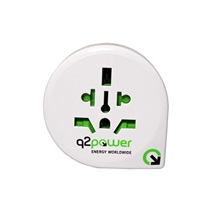 q2power Univerzální cestovní adaptér 230V ->  US s USB