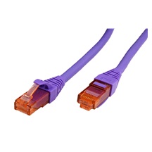 ROLINE UTP patchkabel kat. 6, Component Level, 10m, LSOH, fialový