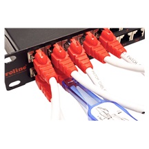 ROLINE S/FTP patchkabel kat. 6a, Easy, 0,3m