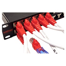 ROLINE S/FTP patchkabel kat. 6a, Easy, 0,3m