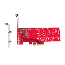 ROLINE PCI Express 4.0 x4 karta -> 1x M.2 (klíč-M), 110mm, NVMe, 3.3V/5A