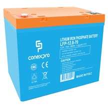 Conexpro baterie LiFePO4, 12.8V, 70Ah, Smart BMS, Bluetooth