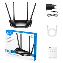 Cudy LT400 Bezdrátový 4G LTE router, N300