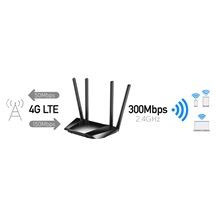 Cudy LT400 Bezdrátový 4G LTE router, N300