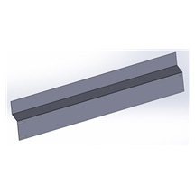 Samozátěžová k-ce JIH 15° - plech pro panel, délka 1.65m
