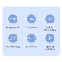 Conexpro GNT-P9206EA, PoE switch, 6x LAN, 4x PoE