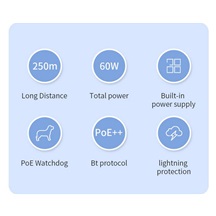 Conexpro GNT-P9109EA, PoE switch, 9x LAN, 8x PoE