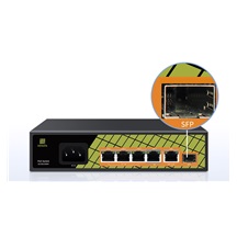 Conexpro GNT-P1006GA, PoE switch, 5x LAN, 4x PoE, 1x SFP