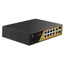 Conexpro GNT-P1012G6, PoE switch, 10x LAN, 8x PoE, 2x SFP