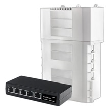 Conexpro GNT-6FP51G6, Venkovní PoE switch, 5x LAN, 4x PoE