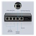 Conexpro GNT-6FP51G6, Venkovní PoE switch, 5x LAN, 4x PoE