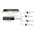 Conexpro GNT-6FP51G6, Venkovní PoE switch, 5x LAN, 4x PoE