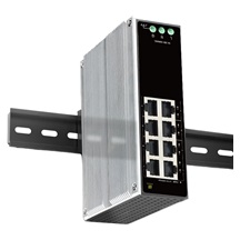 Conexpro GNT-IG1008GL-AC, Průmyslový switch na DIN lištu, 8x LAN