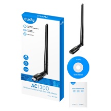 Cudy WU1400 Bezdrátový USB adaptér, AC1300