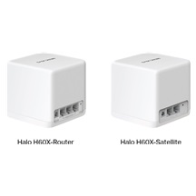 MERCUSYS Halo H60X, Halo Mesh Wi-Fi 6 system, 3 pack