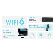 TP-Link Archer TX20U Bezdrátový USB Wi-Fi 6 adaptér